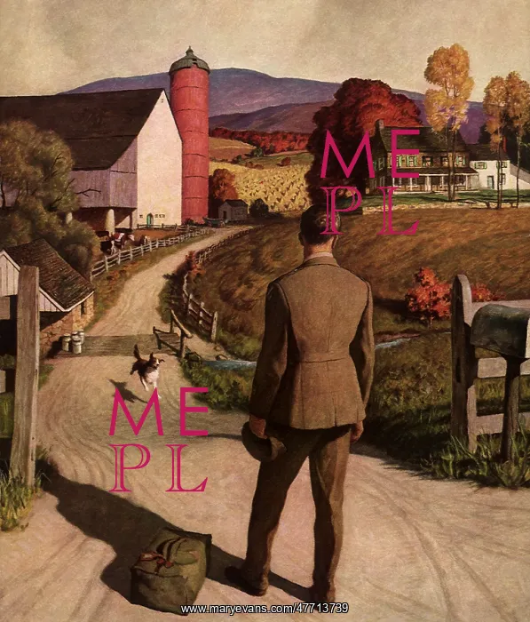 : Man Approaching Farm : Man Approaching Farm