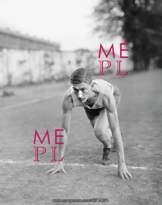 : Man - Athlete - Sprinter - Race : Man - Athlete - Sprinter - Race