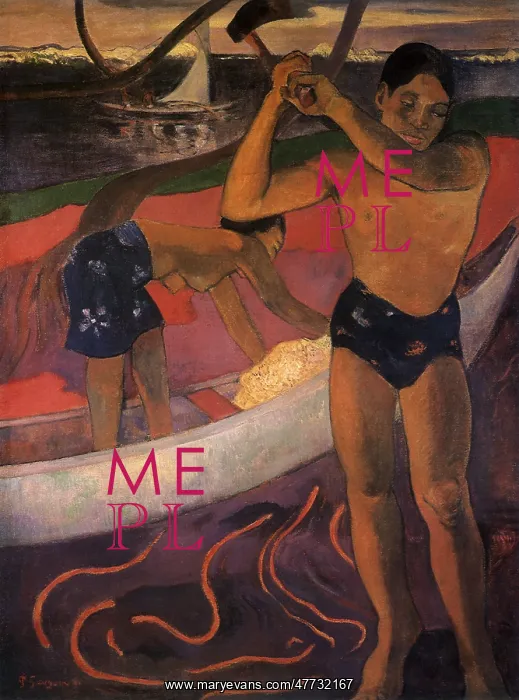  : The Man with the Axe, by Gauguin