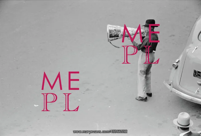 : Man - Barker - Megaphone - Communication : Man - Barker - Megaphone - Communication