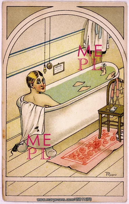 : MAN IN BATH : MAN IN BATH