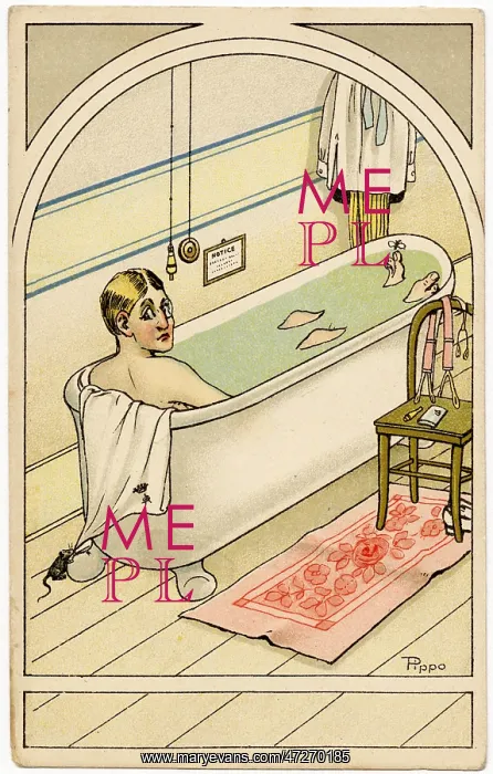 : MAN IN BATH : MAN IN BATH