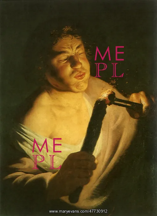  : Man Blowing on a Flame