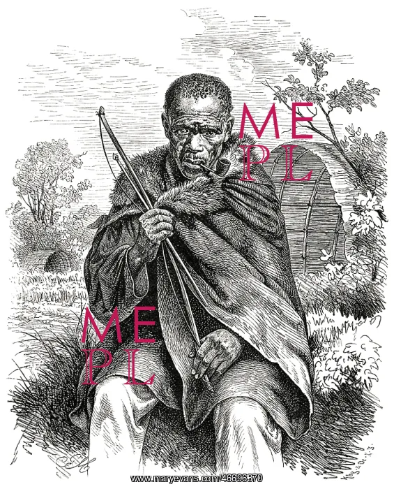 : Man - Bushman - Africa - Cape Colony : Man - Bushman - Africa - Cape Colony