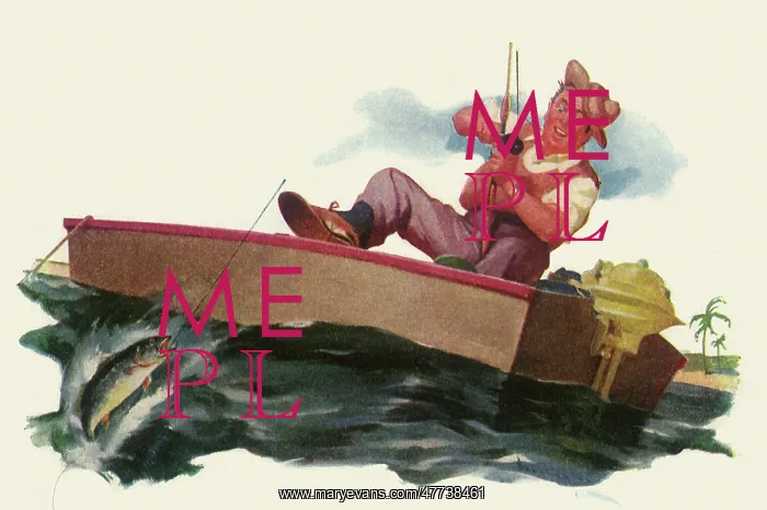  : Man catches Fish