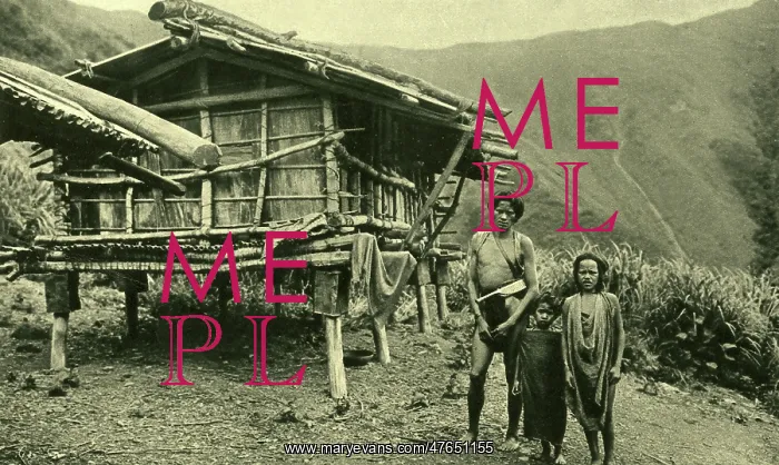 : Man and two children of an indigenous tribe, Formosa : Man and two children of an indigenous tribe, Formosa
