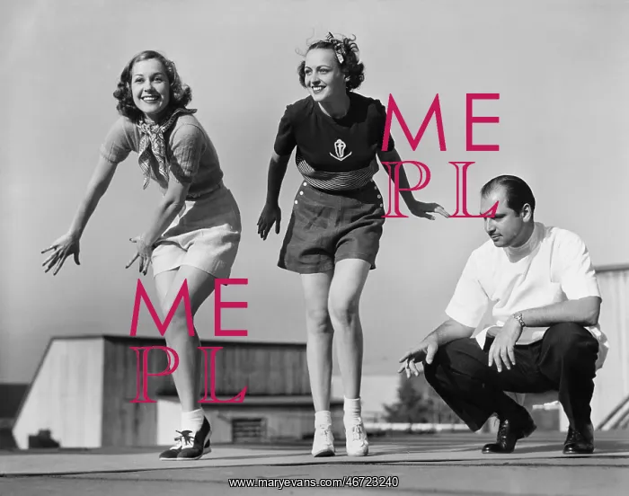 : Man coaching two female dancers : Man coaching two female dancers