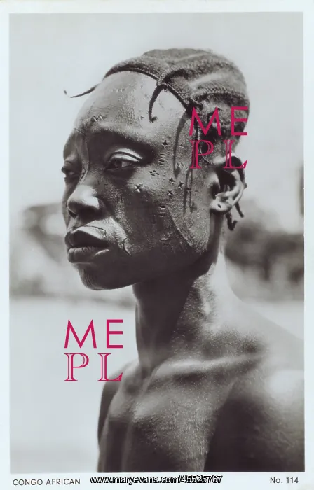 : Man from The Congo, Africa - Scarification : Man from The Congo, Africa - Scarification