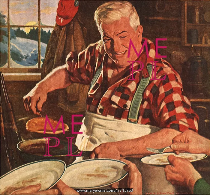  : Man Cooking Pancakes