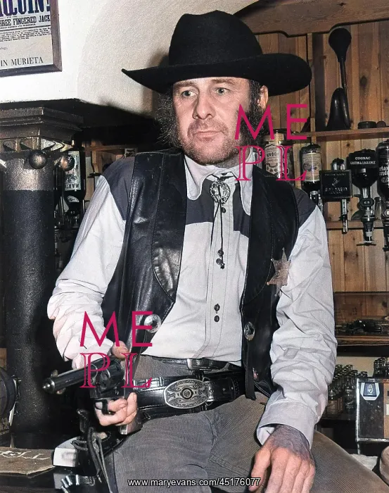 : Man in cowboy outfit, Hayle, Cornwall : Man in cowboy outfit, Hayle, Cornwall