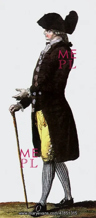  : Man dressed in Overcoat and Hat