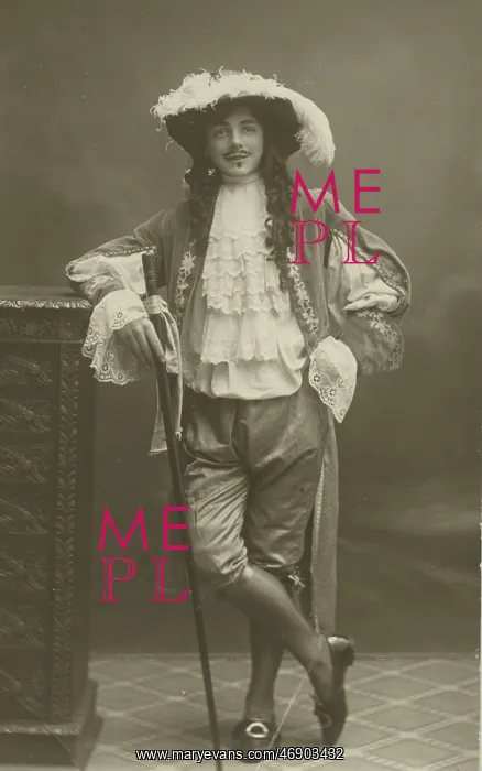 : Man dressed as Restoration gentleman, possibly Charles II : Man dressed as Restoration gentleman, possibly Charles II