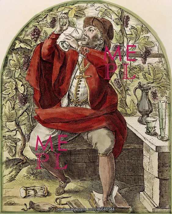 : Man drinking c.1600 : Man drinking c.1600