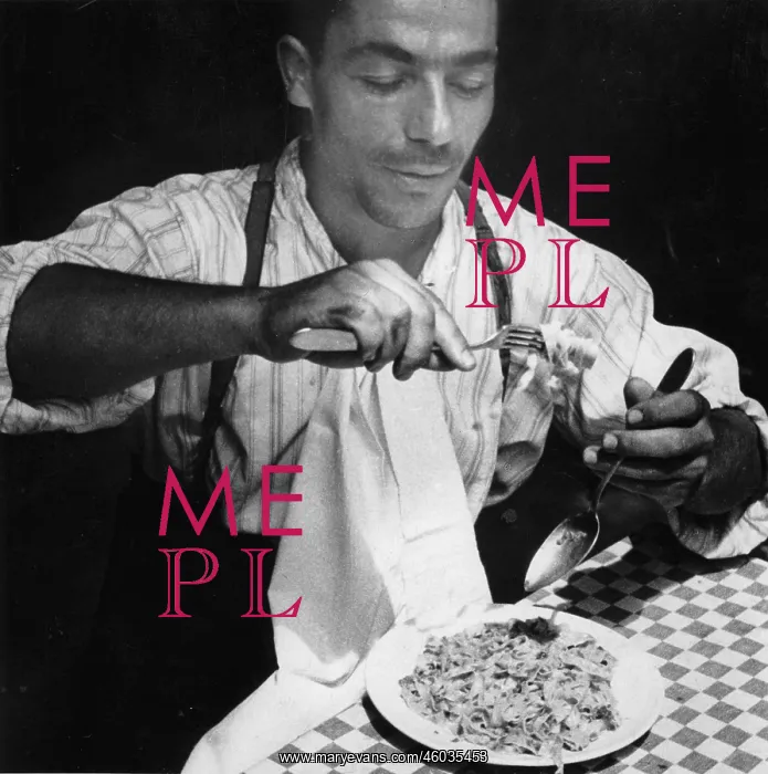 : Man eating pasta : Man eating pasta