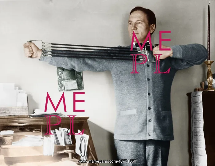 : Man exercising in his office : Man exercising in his office