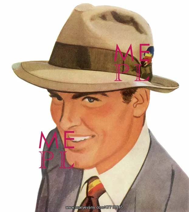 : Man in Feathered Fedora : Man in Feathered Fedora