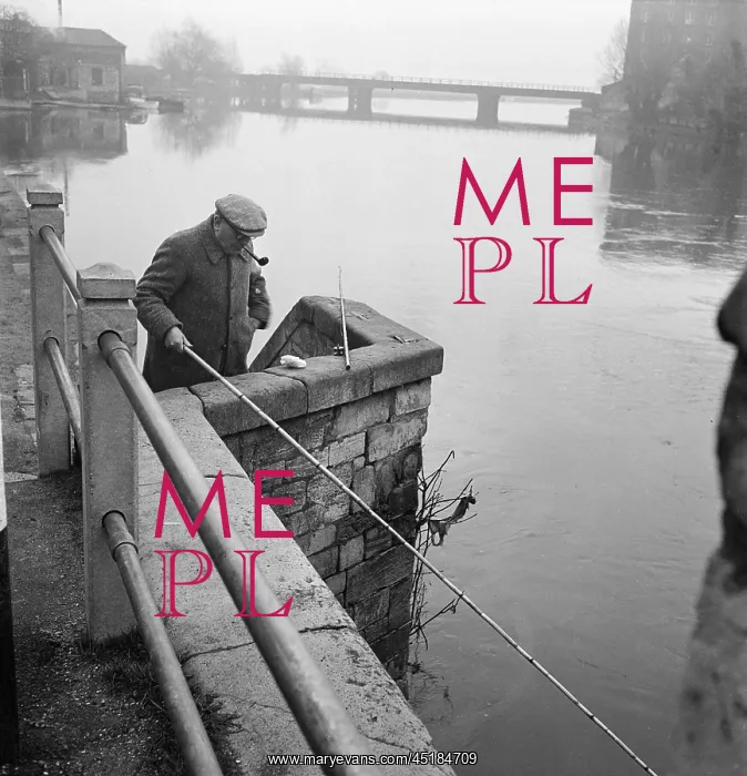 : Man Fishing : Man Fishing