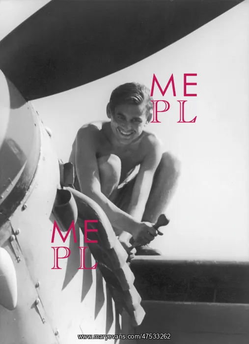  : Man fixing an aeroplane