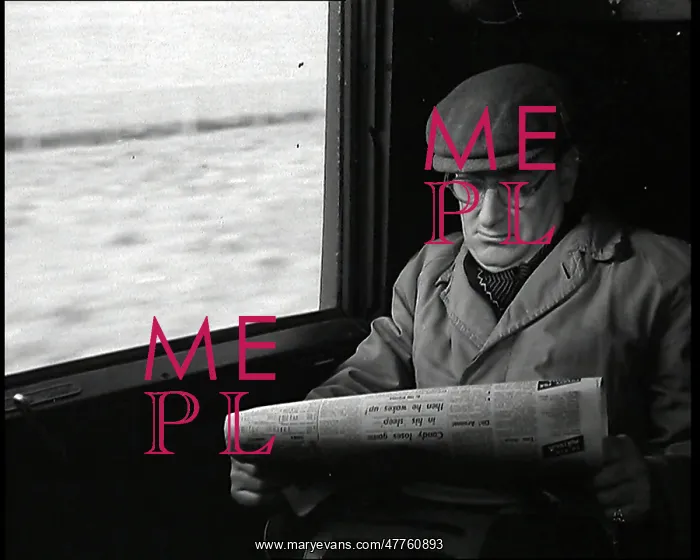 : A Man in a Flat Cap and Spectacles Reading : A Man in a Flat Cap and Spectacles Reading