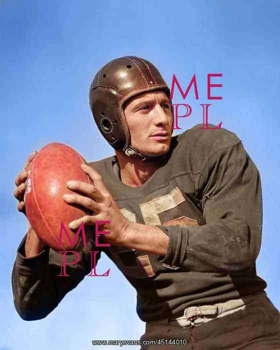 : Man Football Quarterback About To : Man Football Quarterback About To