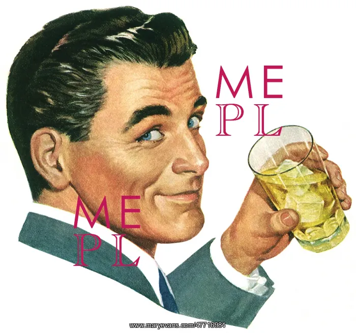 : Man with Glass : Man with Glass