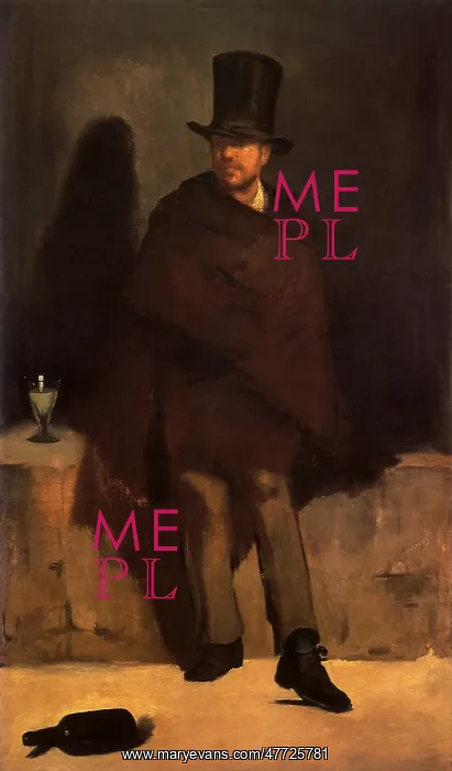  : Man with Glass of Absinthe, by Manet