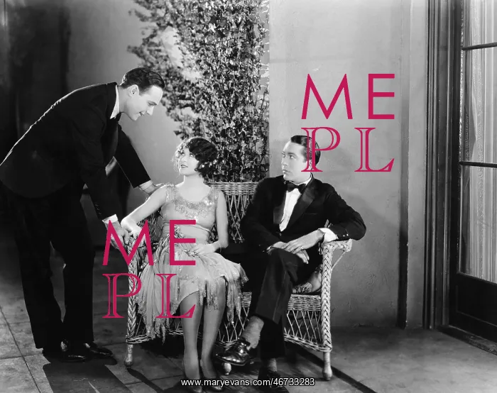  : Man greeting a couple sitting on a bench