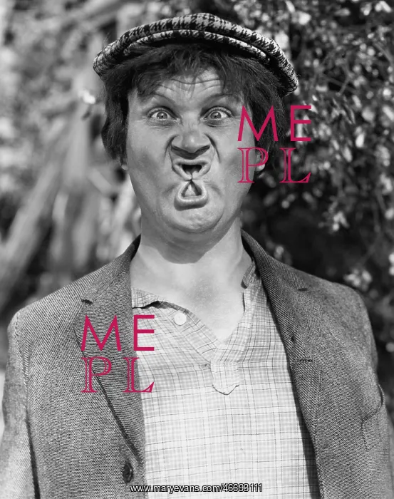 : Man gurning and making a funny face : Man gurning and making a funny face