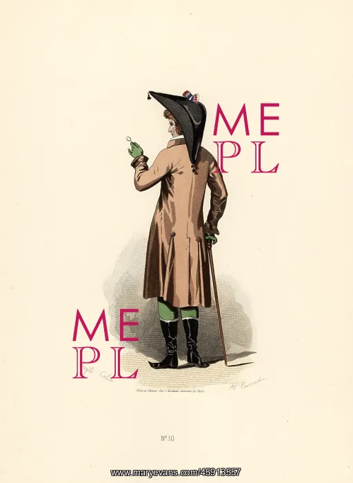 : Man in hazelnut colour coat with monocle : Man in hazelnut colour coat with monocle