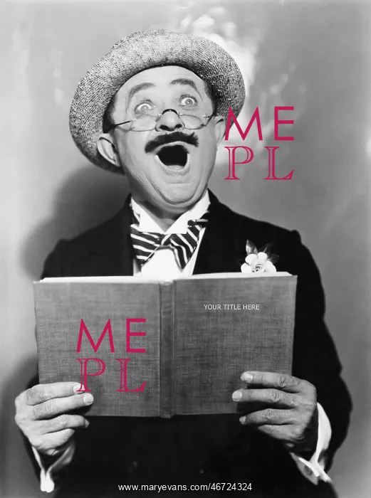 : Man holding a book and singing : Man holding a book and singing