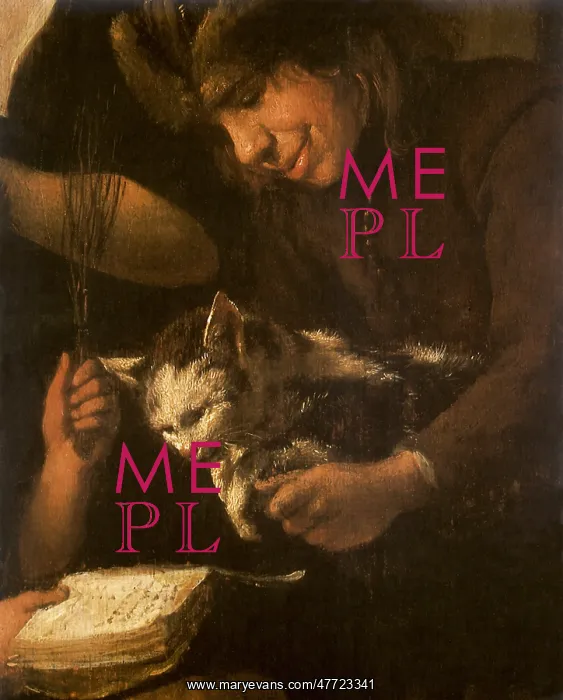  : Man holds Cat to Book, by Jan Steen
