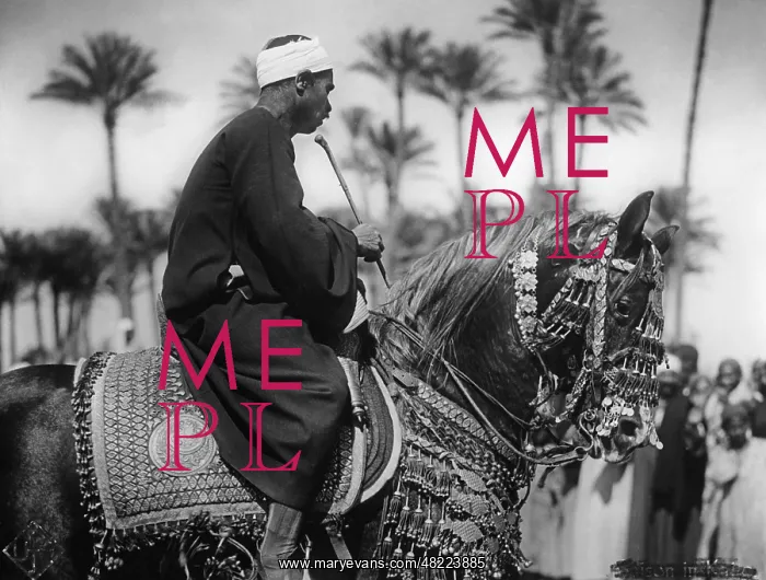 : Man on a horse, 1930s : Man on a horse, 1930s