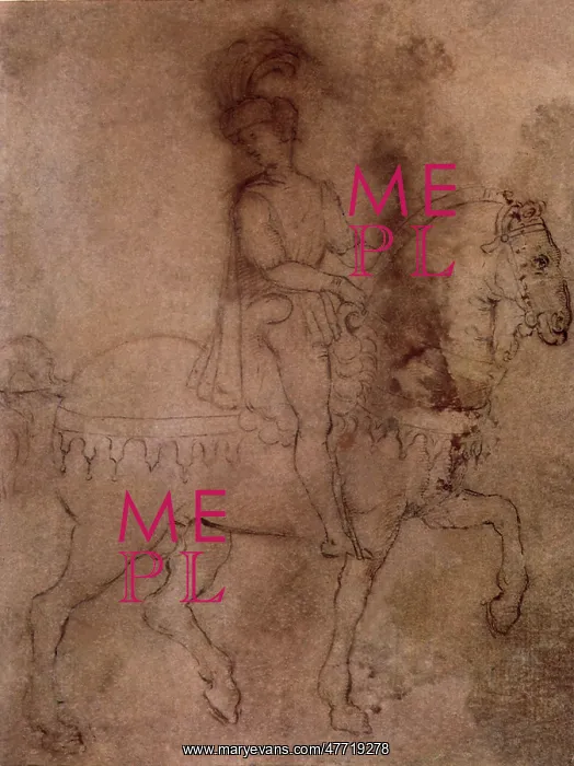  : Man on Horseback, by Raphael