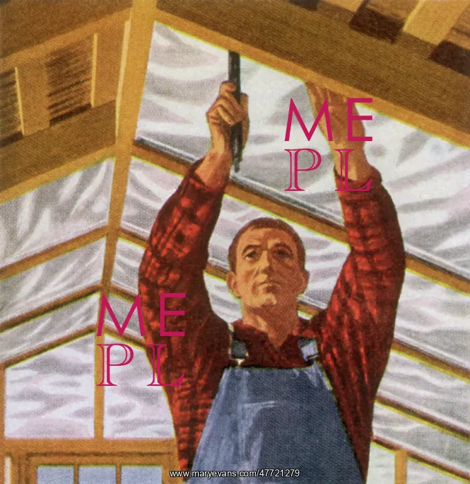: Man Installs Insulation : Man Installs Insulation