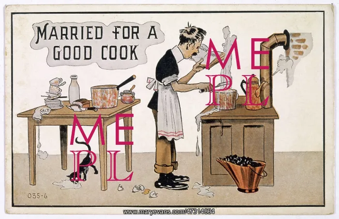 : MAN IN THE KITCHEN C1905 : MAN IN THE KITCHEN C1905
