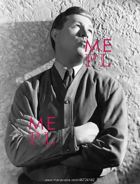  : Man leaning against the wall day dreaming