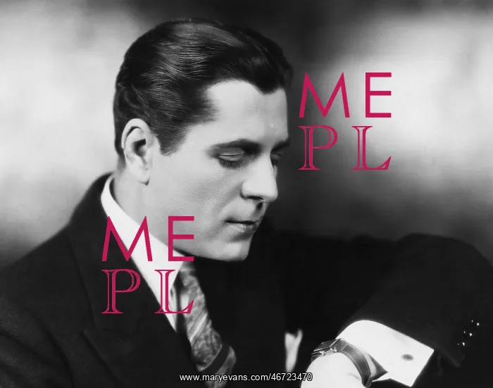 : Man looking at his watch : Man looking at his watch