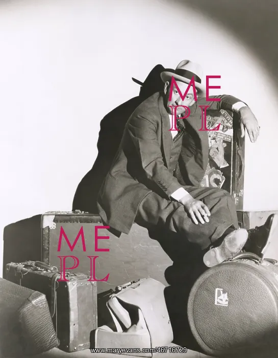  : Man with a lot of luggage