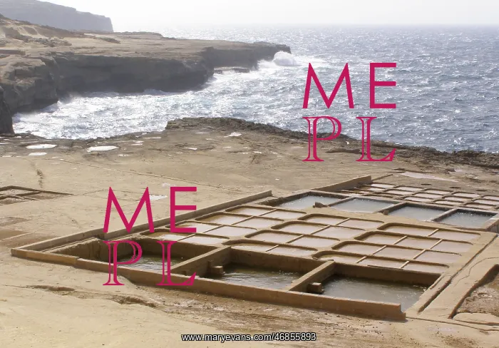 : Man-made salt pans, Zebbug, Gozo : Man-made salt pans, Zebbug, Gozo