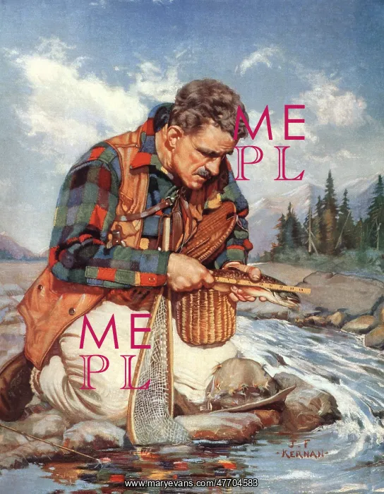  : Man Measuring Fish