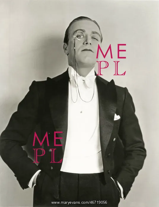 : Man with monocle : Man with monocle