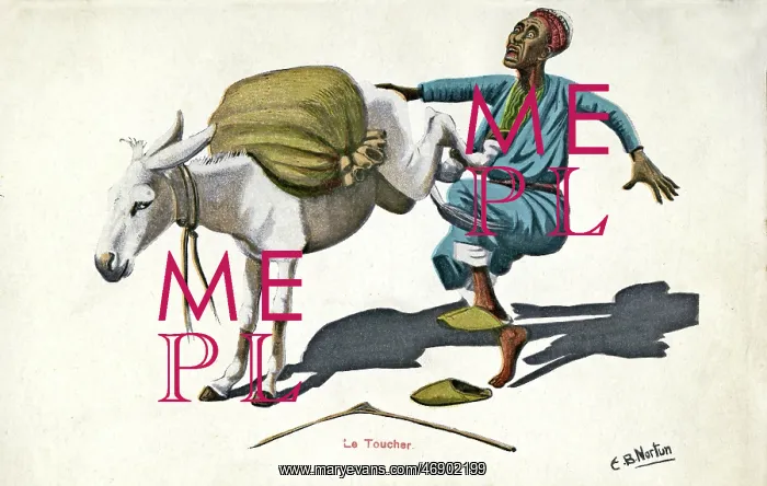 : A man and his mule in Egypt : A man and his mule in Egypt