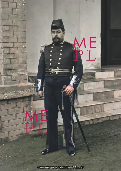 : Man in naval costume : Man in naval costume