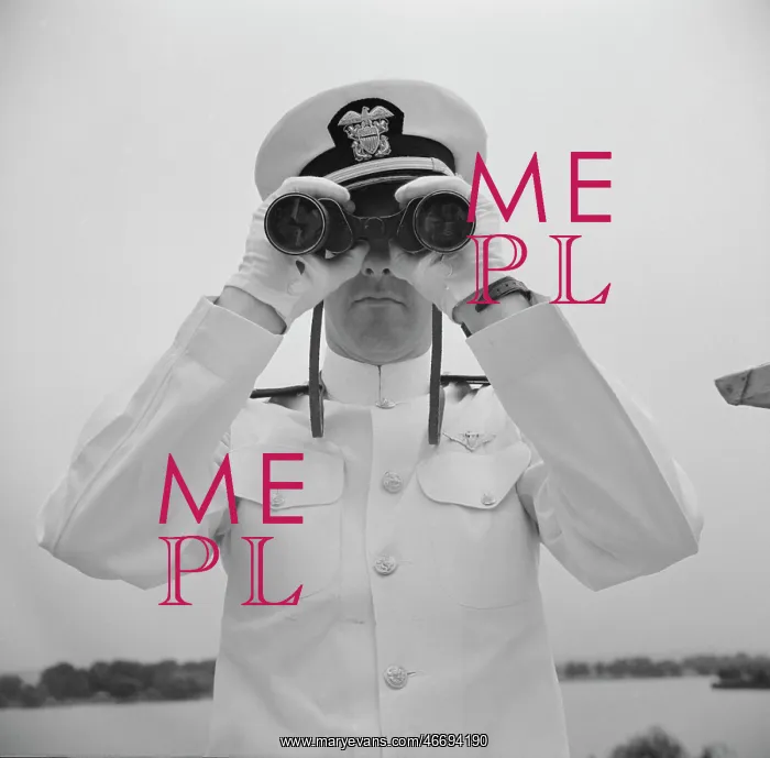 : Man - Naval - Officer - Binoculars : Man - Naval - Officer - Binoculars