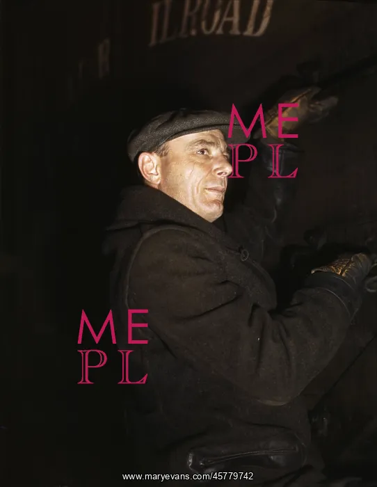 : Man, occupations, railroad, World War II : Man, occupations, railroad, World War II