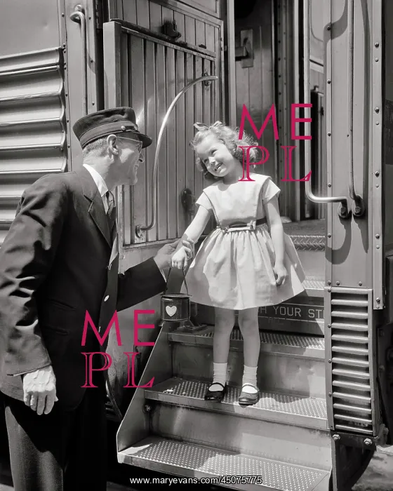 : Man Passenger Railroad Conductor in Uniform Greeting : Man Passenger Railroad Conductor in Uniform Greeting
