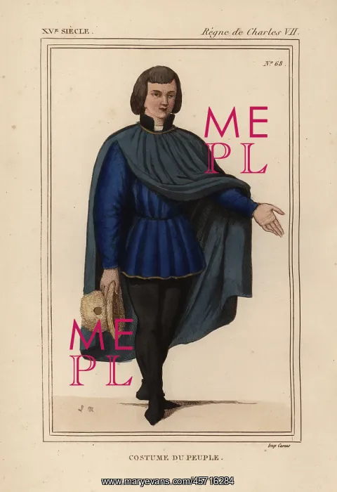 : Man of the people, 15th century : Man of the people, 15th century