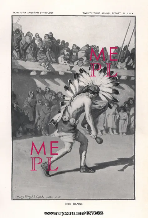 : Man performing the Dog Dance, Zuni nation : Man performing the Dog Dance, Zuni nation