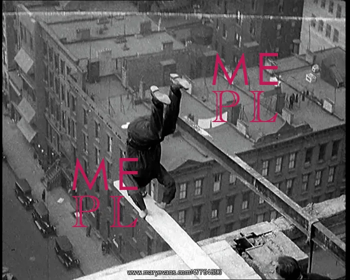 : Man Performing Handstand on a Plank Suspended : Man Performing Handstand on a Plank Suspended