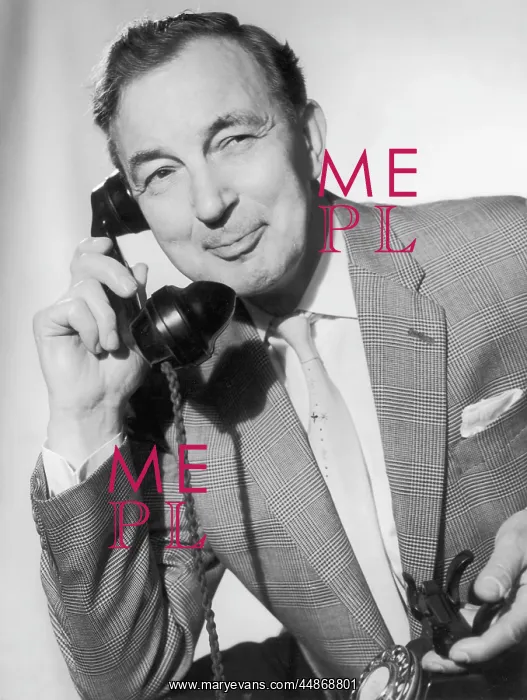  : MAN ON PHONE 1950S